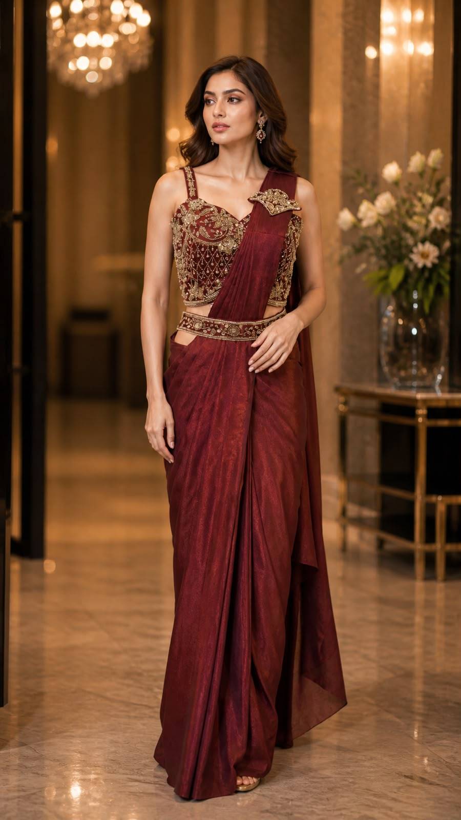A516 By AMOHA Indian Traditional Wear Collection Fancy Colorful Party Wear Stitched Sarees At Wholesale Price